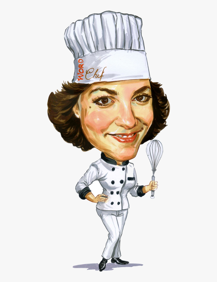 Tea-caricature - Female Chef Caricature, HD Png Download, Free Download