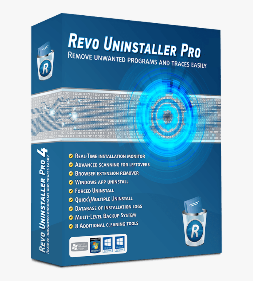 Revo Uninstaller Pro 4.1 Portable, HD Png Download, Free Download