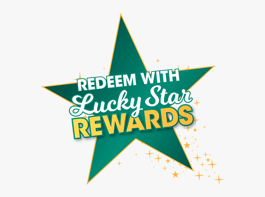 Redeem With Lucky Star Rewards Badge - Triangle, HD Png Download, Free Download