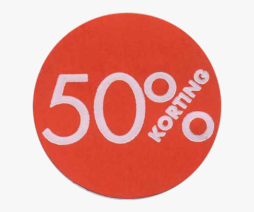 Label, Sale/reduced Label, Paper, 50% Discount, ∅30mm, - Circle, HD Png Download, Free Download
