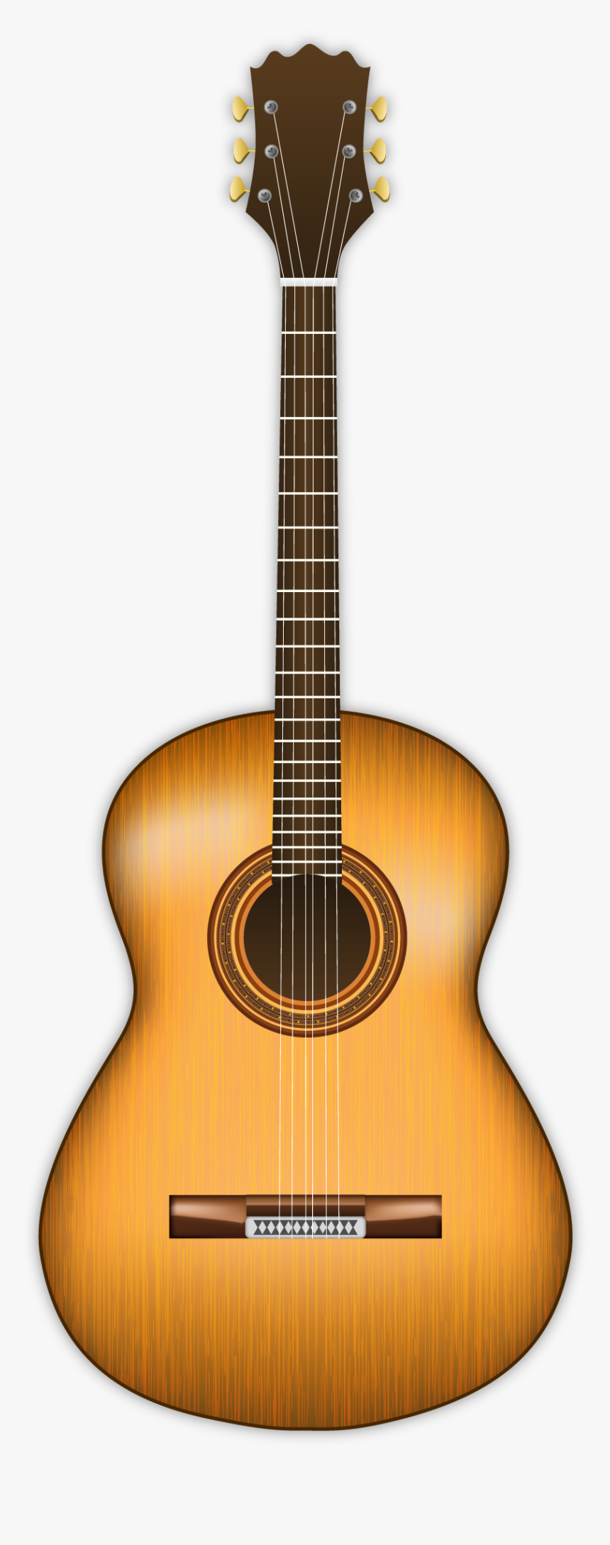 Acoustic Guitar Vector Png, Transparent Png, Free Download