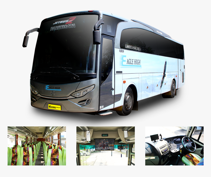 Ac Bus Png - Bus Pariwisata Eagle High, Transparent Png, Free Download