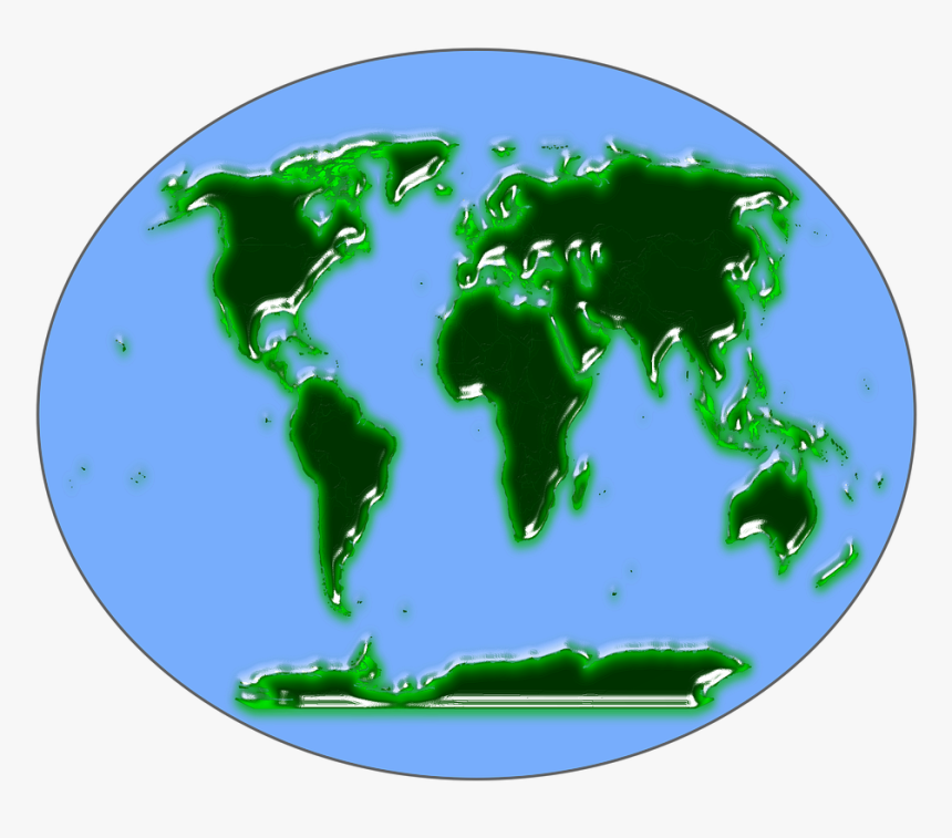 World Map Geography Free Photo - Earth, HD Png Download, Free Download