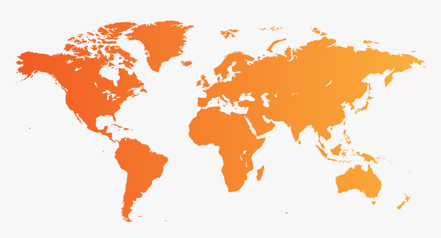 World Map No Background - Earth Map Flat Png, Transparent Png, Free Download