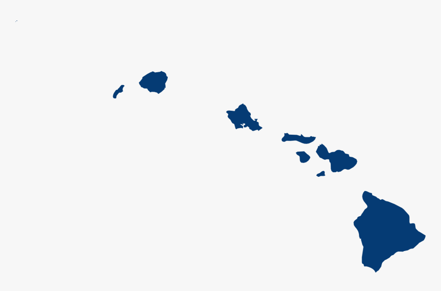 Hawaii Map Silhouette, HD Png Download, Free Download