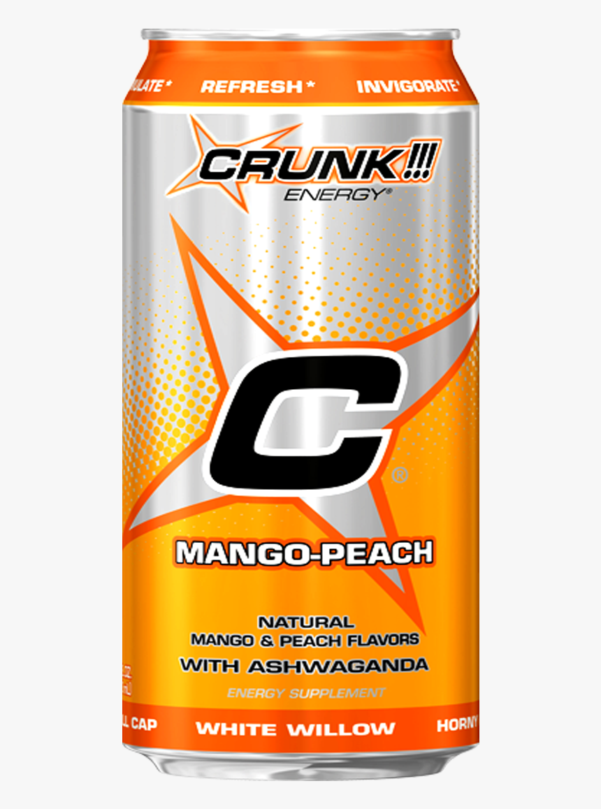Crunk Energy Drink - Peach Mango Crunk Juice, HD Png Download, Free Download