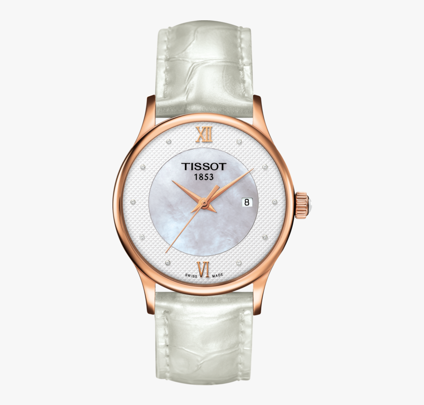 Tissot Ladies Rose Dream Quartz Watch With White Mother - Tissot Rose Dream Lady 18k Gold, HD Png Download, Free Download