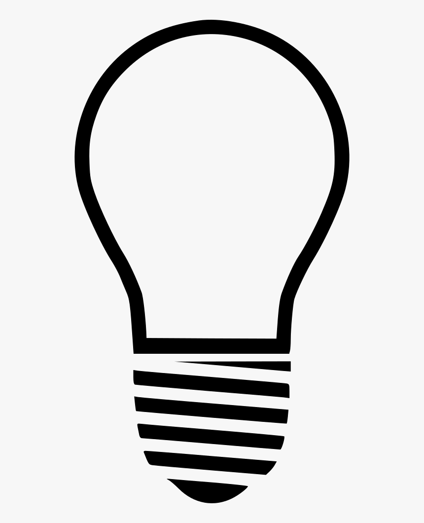 Bulb Electric Electricity Energy Lamp Light - Transparent Light Bulb Logo, HD Png Download, Free Download