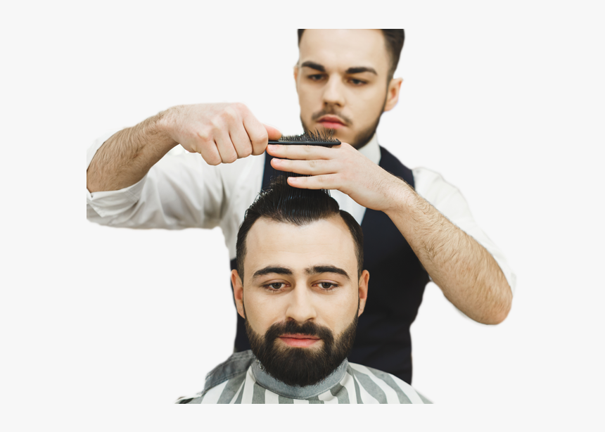 Men Salon Model Png , Png Download - Mens Hair Cutting Png, Transparent Png, Free Download