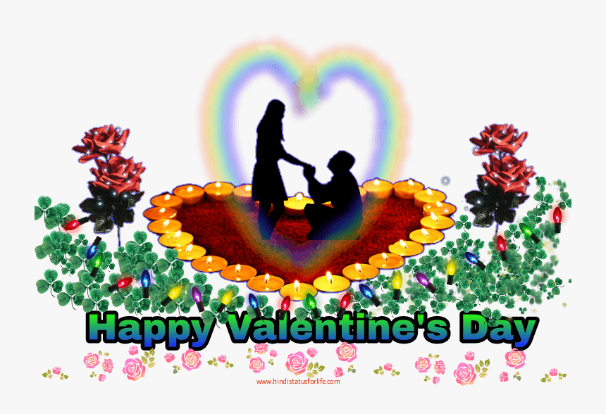 Valentine Day 2019 Best And Hot Status In Hindi And - Illustration, HD Png Download, Free Download