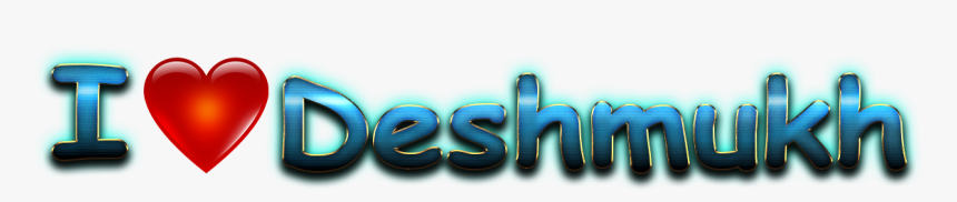 Deshmukh Love Name Heart Design Png - Graphic Design, Transparent Png, Free Download