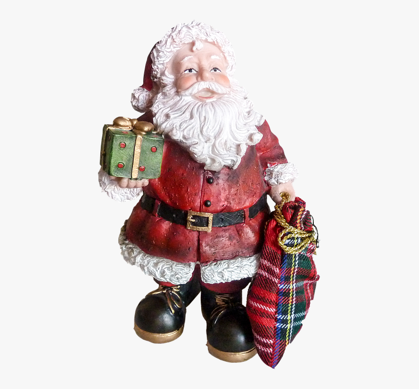 Nicholas, Figure, Isolated, Beard, Christmas Decoration - Santa Claus, HD Png Download, Free Download