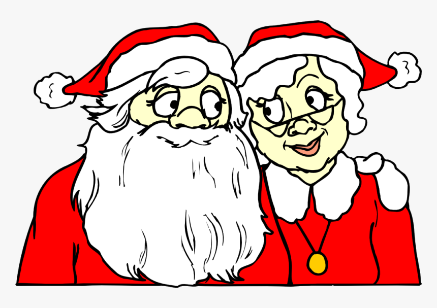 2013 » January » 06 Colouringbook - Mrs Claus Clip Art, HD Png Download, Free Download