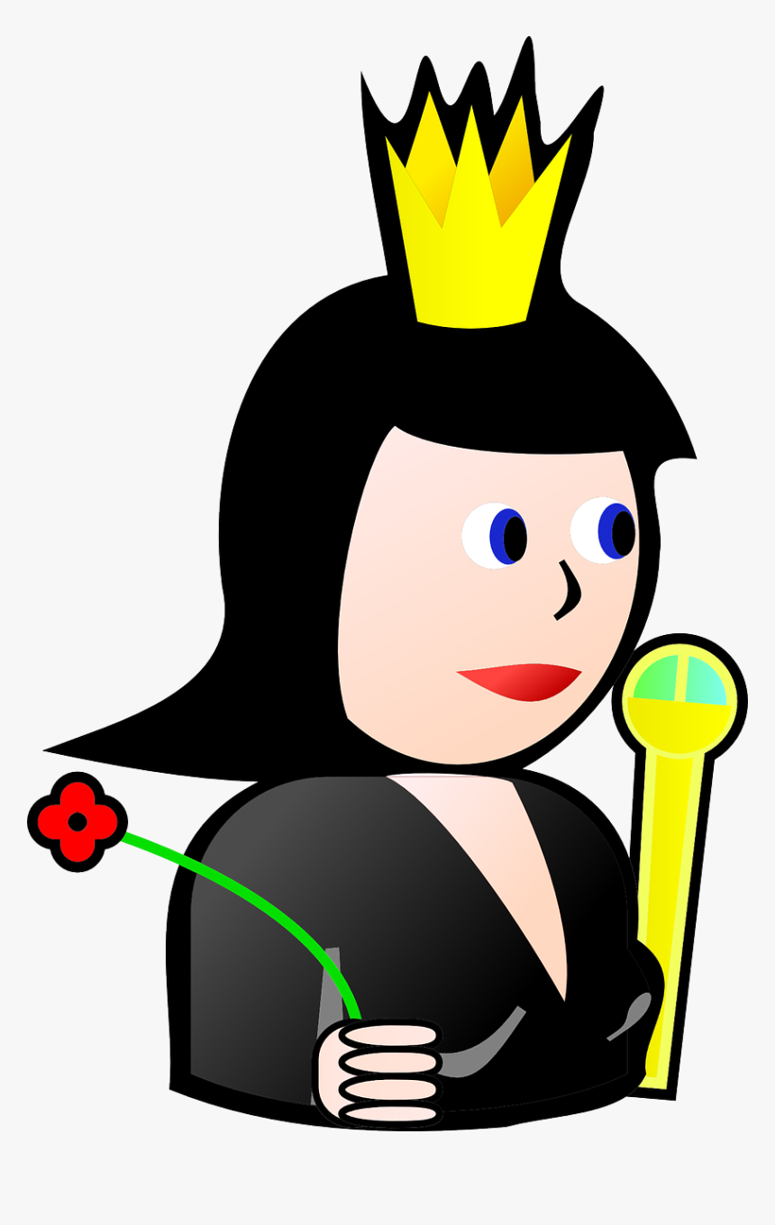 Artwork,fictional Character,smile - Queen Of Spades Spades Clipart, HD Png Download, Free Download