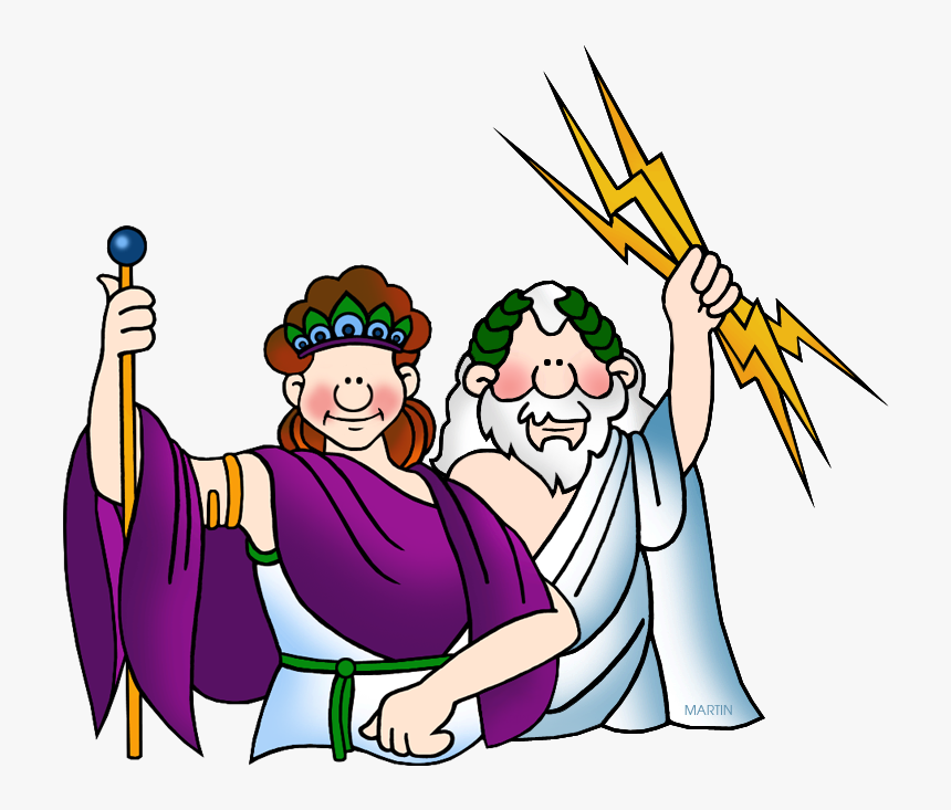 Queen Clipart Hera - Cartoon Jupiter Roman God, HD Png Download, Free Download