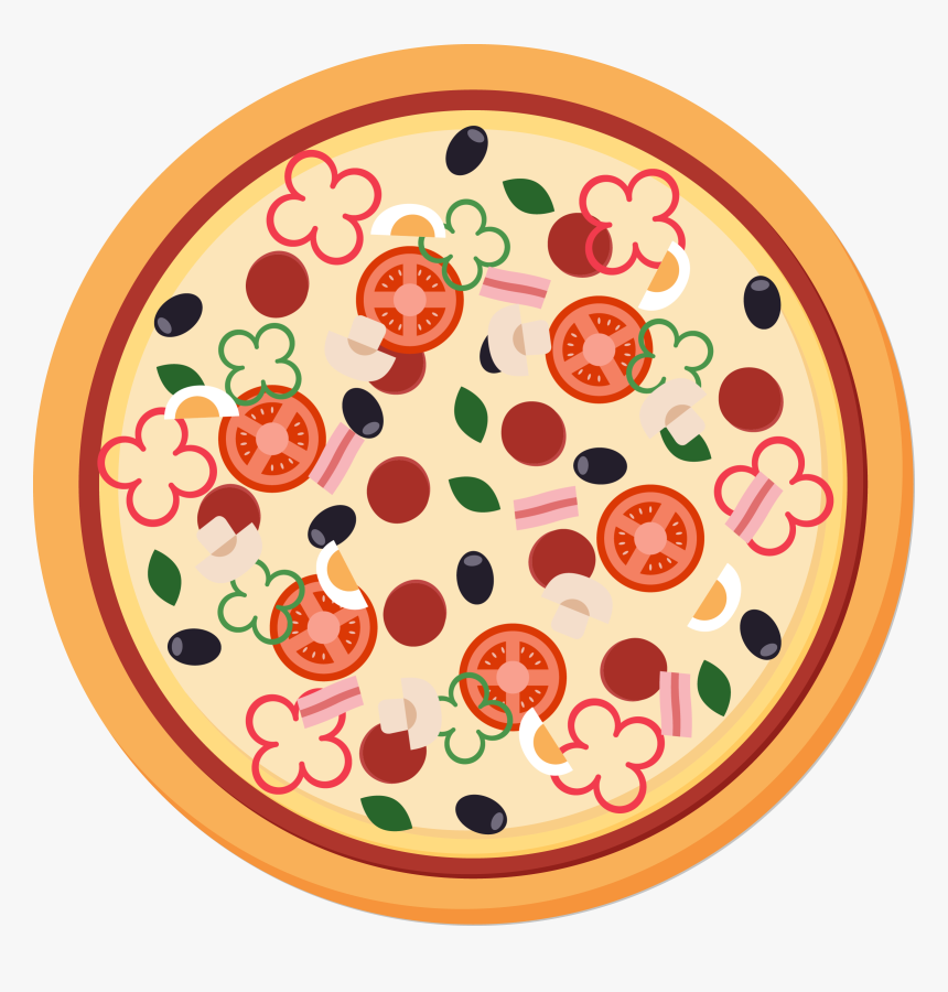 Pizza Vector , Png Download - Pizza Vector No Background, Transparent Png, Free Download