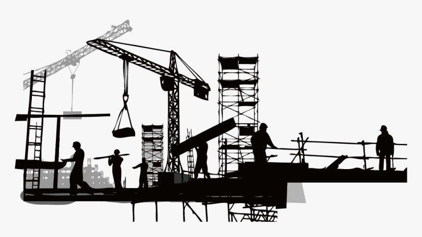 Vector Building Construction Competencies And Building - Building Construction Clipart Png, Transparent Png, Free Download