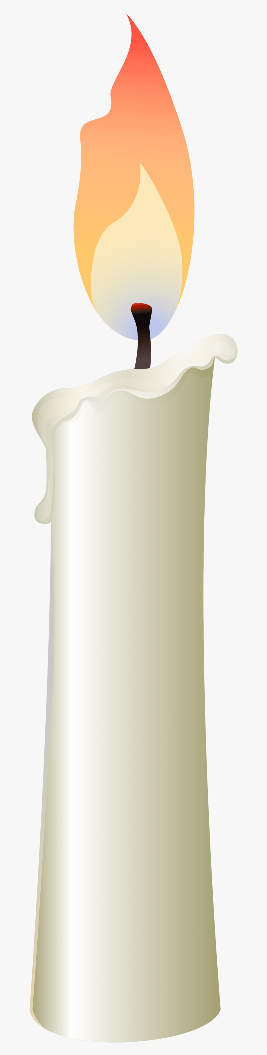White Candle Png - Bougie Dessin Fond Transparent, Png Download, Free Download
