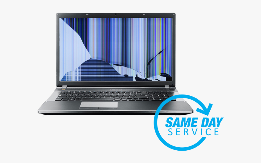 Laptop Screen Repair Liverpool - Transparent Broken Laptop Png, Png Download, Free Download