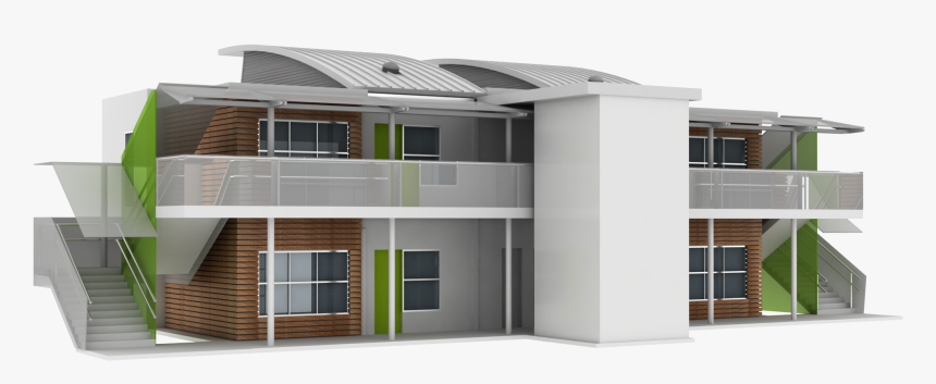 Transparent School Building Png - 2 Story School Building, Png Download, Free Download