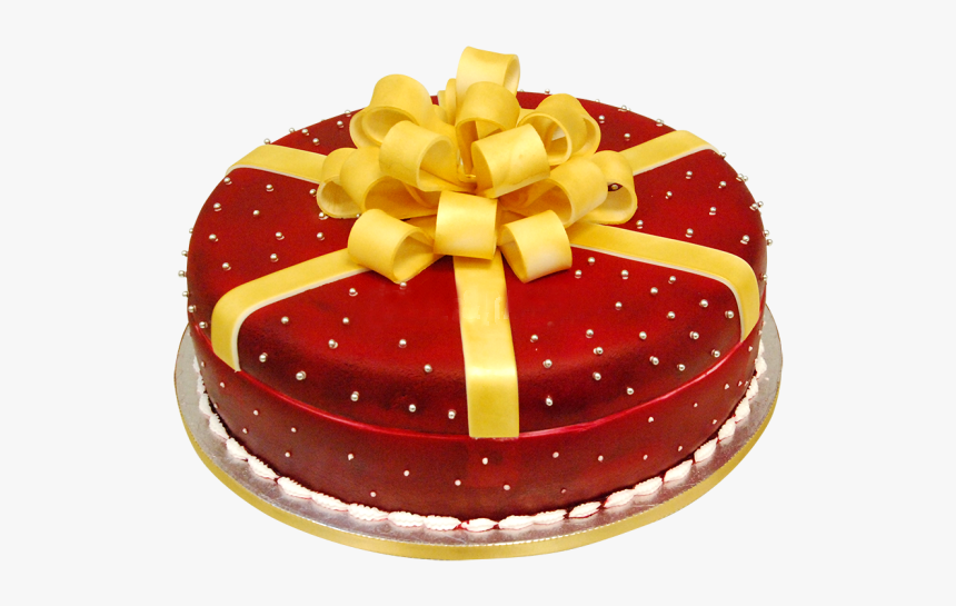 Birthday-cake - Red Cake Png, Transparent Png, Free Download