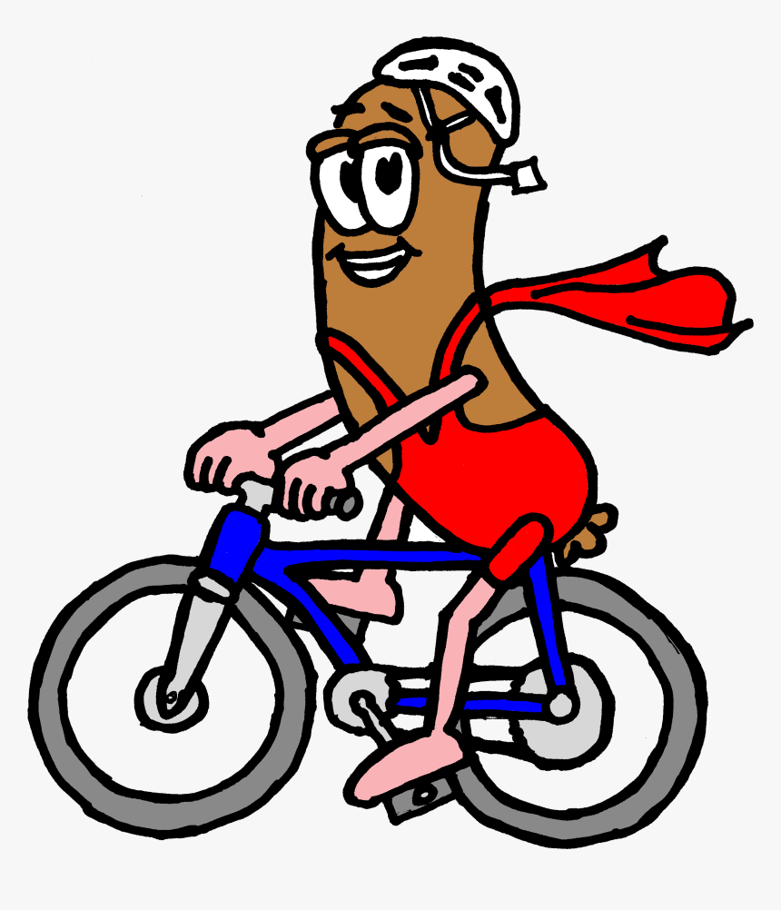 Pitons Clipart Motor Part - Sausage On A Bike, HD Png Download, Free Download