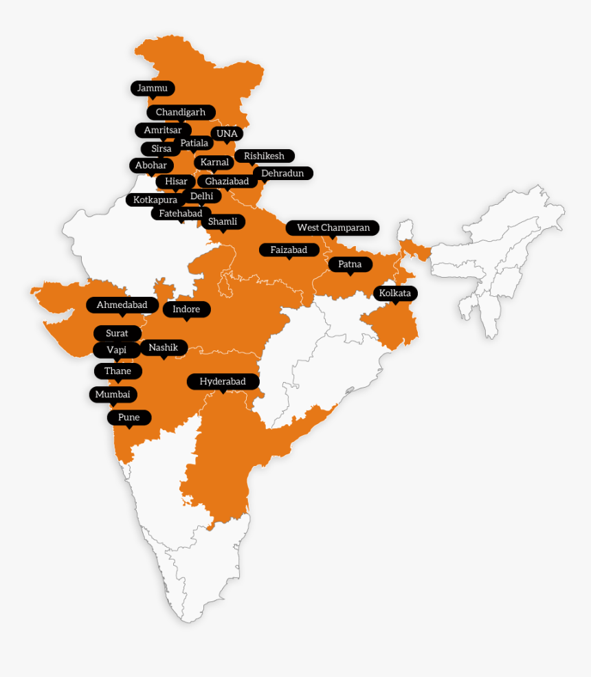 Madhya Pradesh Map, HD Png Download, Free Download