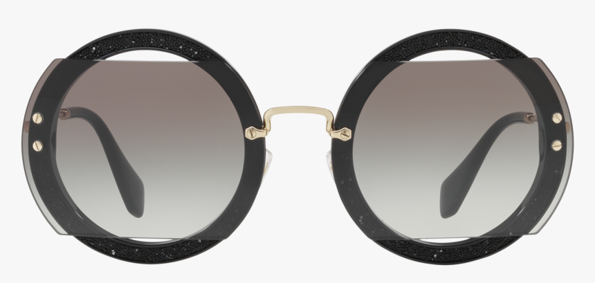 Miu Miu Reveal Glitter Eyewear - Sunglasses, HD Png Download, Free Download