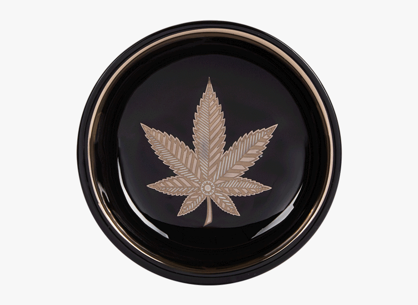 Jonathan Adler Higher Standards Hemp Leaf Or Smolder - Cannabis, HD Png Download, Free Download