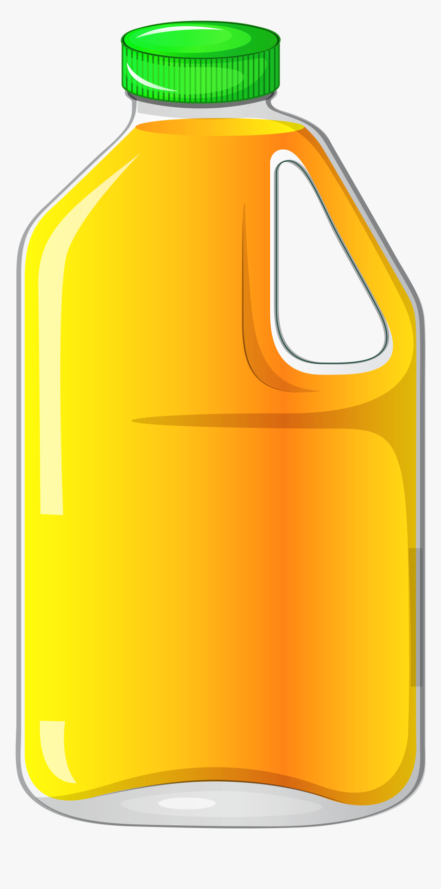 Large Bottle With Orange Juice Clipart Gallery Yopriceville - Juice Bottle Clipart Png, Transparent Png, Free Download