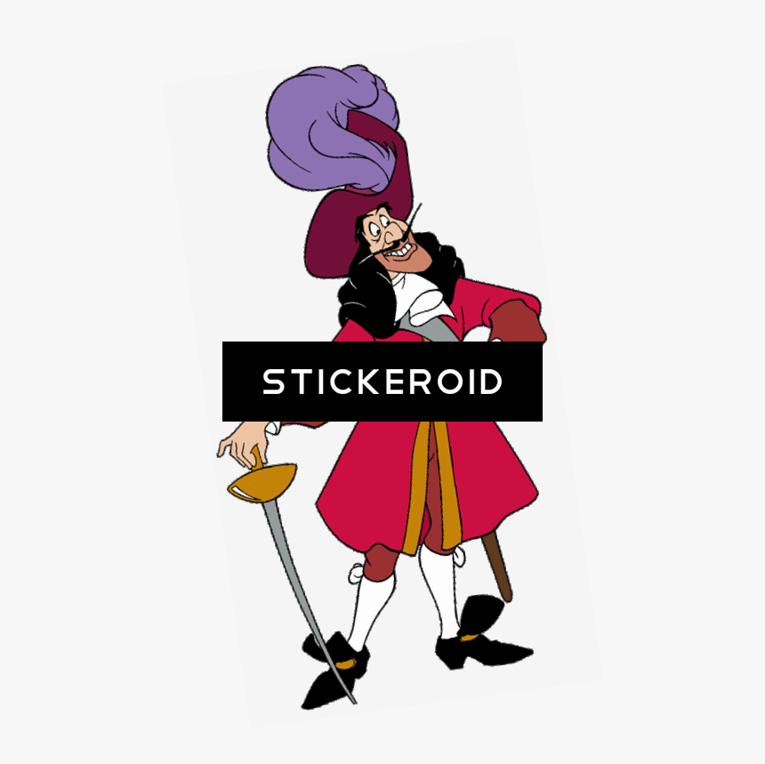 Transparent Captain Hook Png - Cartoon, Png Download, Free Download