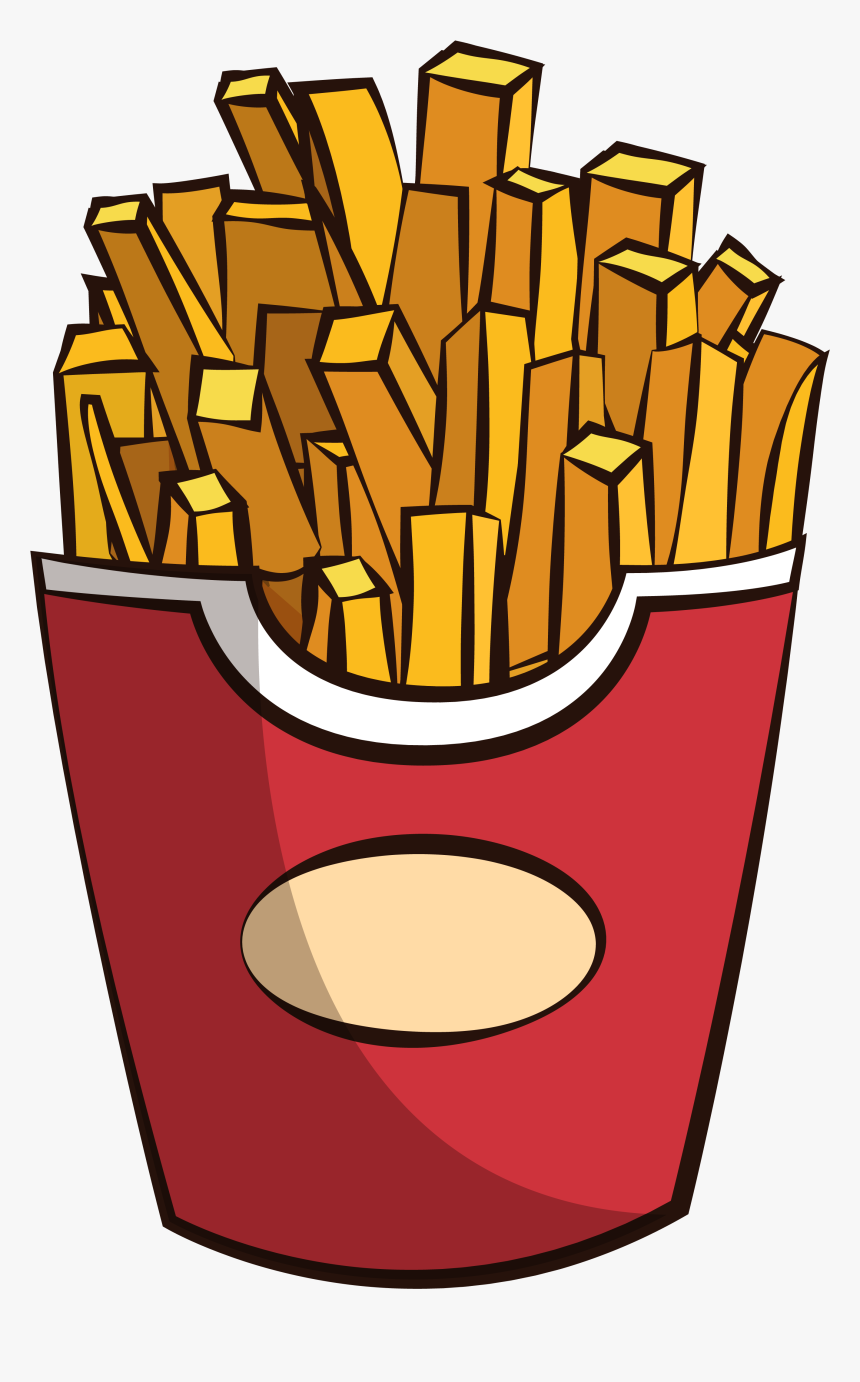 Transparent Potato Clip Art - French Fries Cartoon Png, Png Download, Free Download