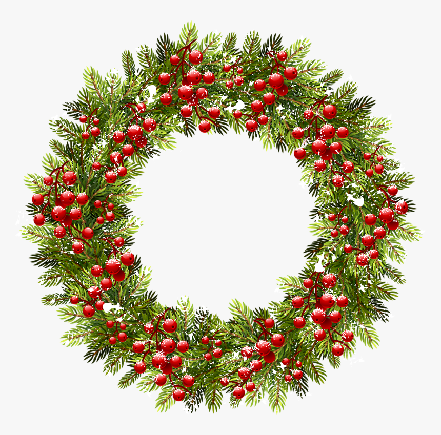 Thumb Image - Christmas Wreath Png Holly, Transparent Png, Free Download