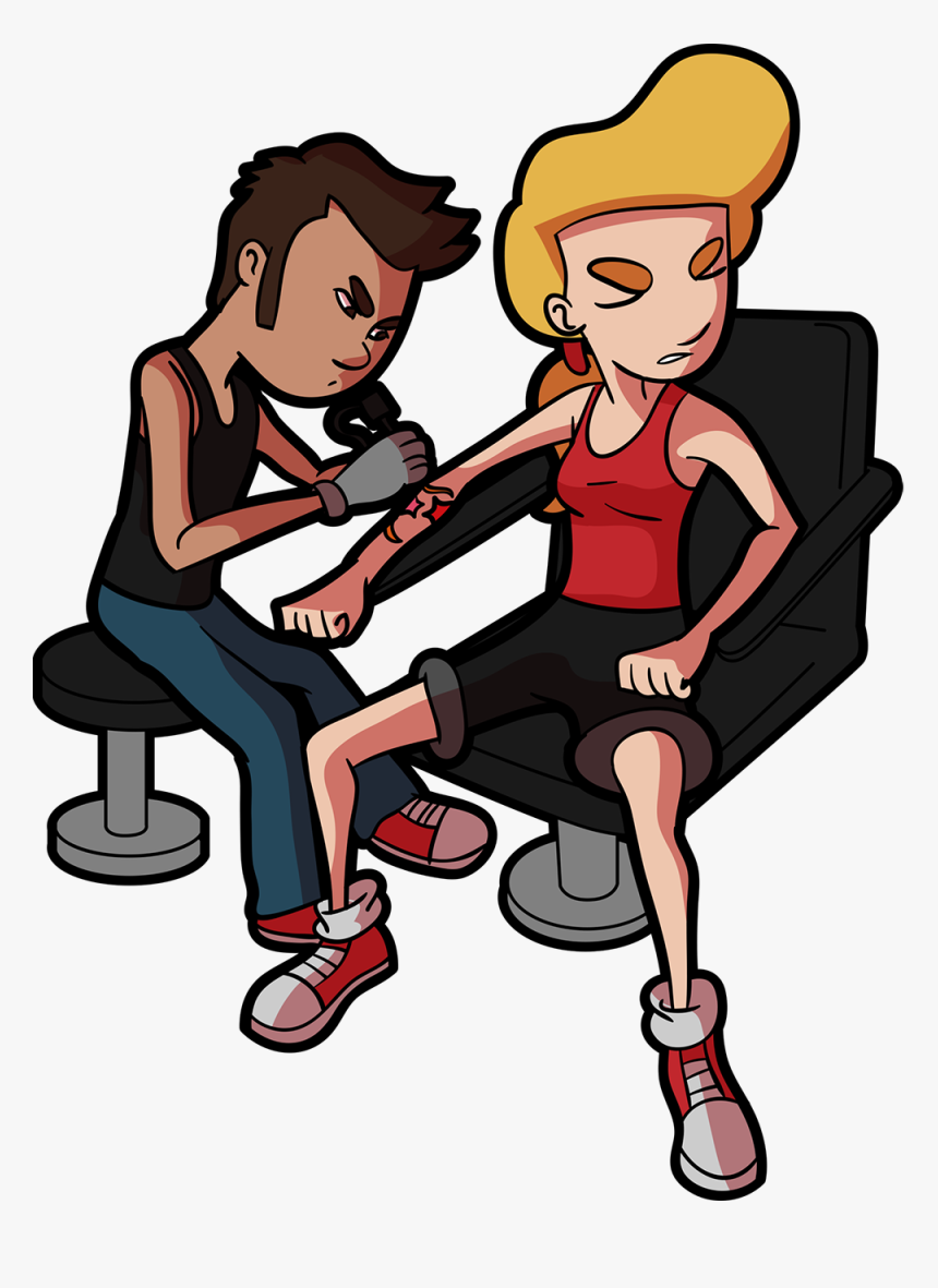 Someone Getting A Tattoo Clipart, HD Png Download, Free Download