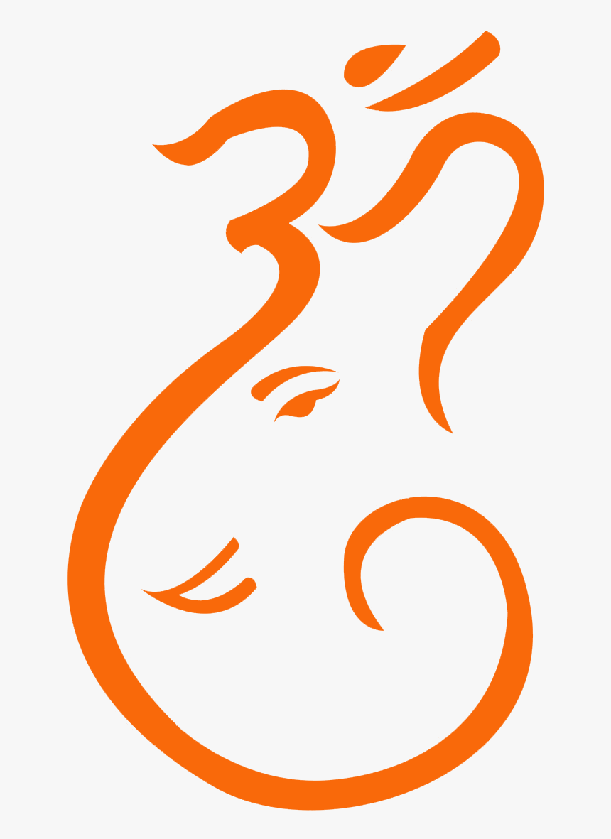 Ganpati In Om , Png Download - Om Ganesh, Transparent Png, Free Download