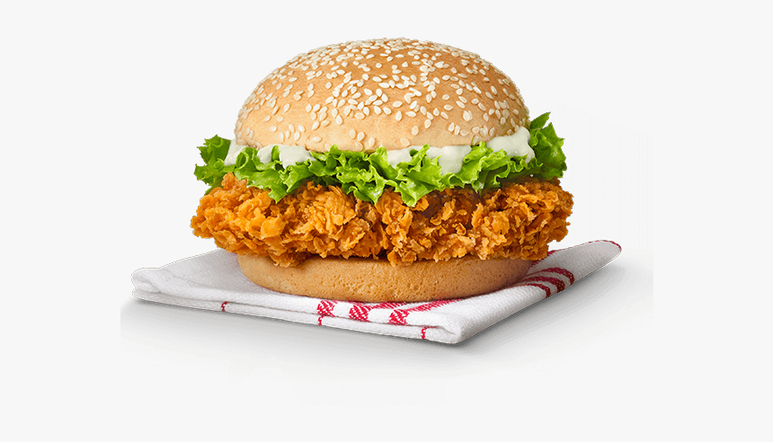 Wtf Only For A - Zinger Burger Pics Hd, HD Png Download, Free Download