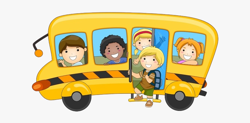 School Bus Png Transparent Background - Cartoon Bus Clipart, Png Download, Free Download