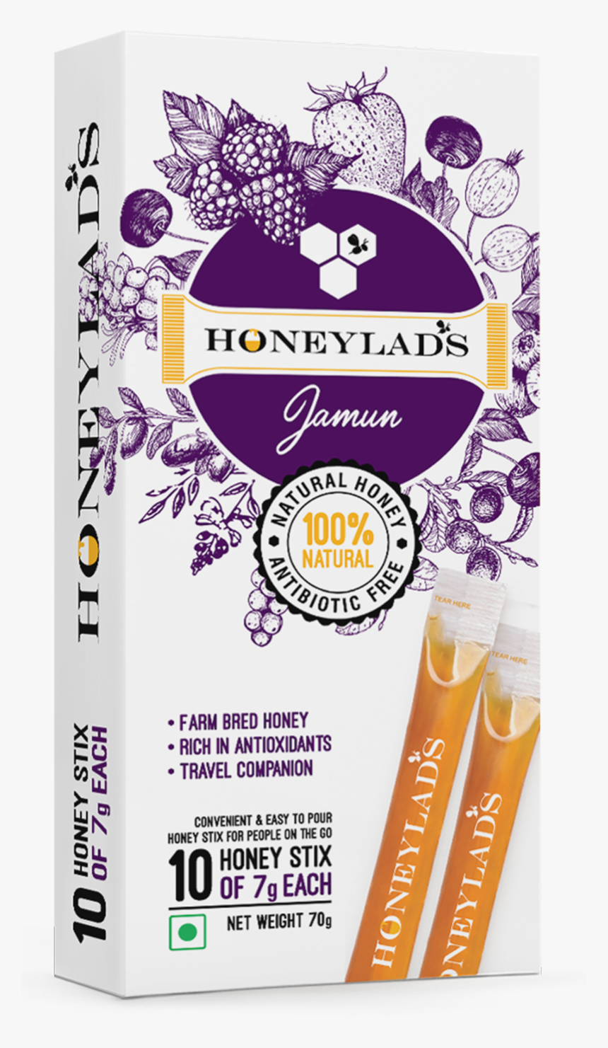 Jamun Honey, Honeylads, Honey Sachet, Single Serve - Cosmetics, HD Png Download, Free Download