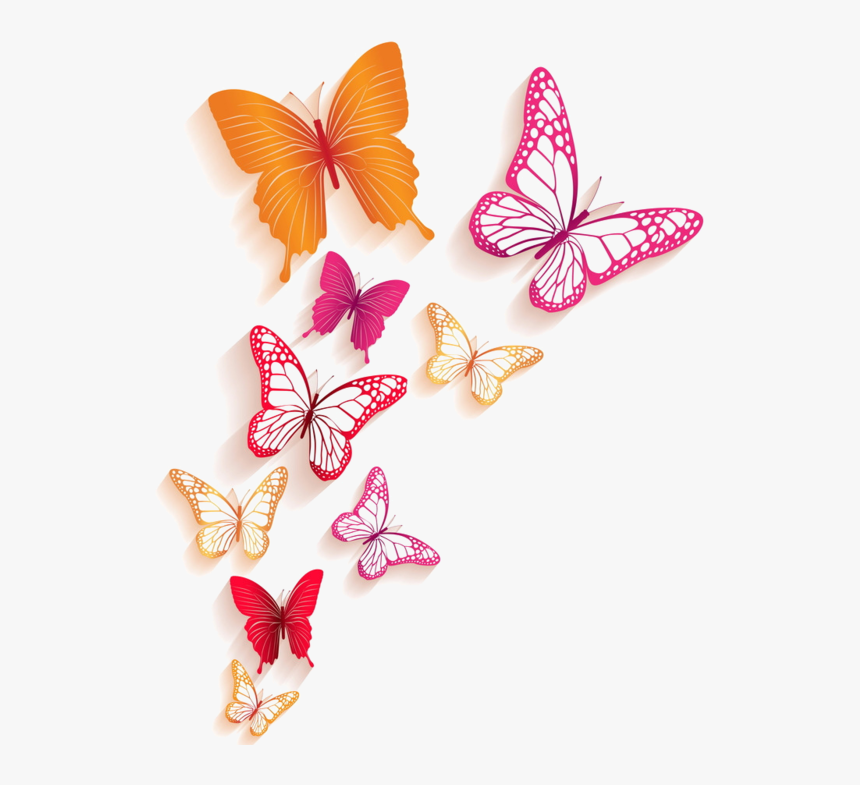 Butterfly Floating Illustration Royalty-free Free Download - Transparent Background Mothers Day Png, Png Download, Free Download