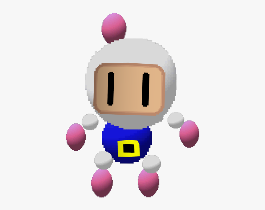 Download Zip Archive - Bomberman 64 Bomberman Model, HD Png Download, Free Download