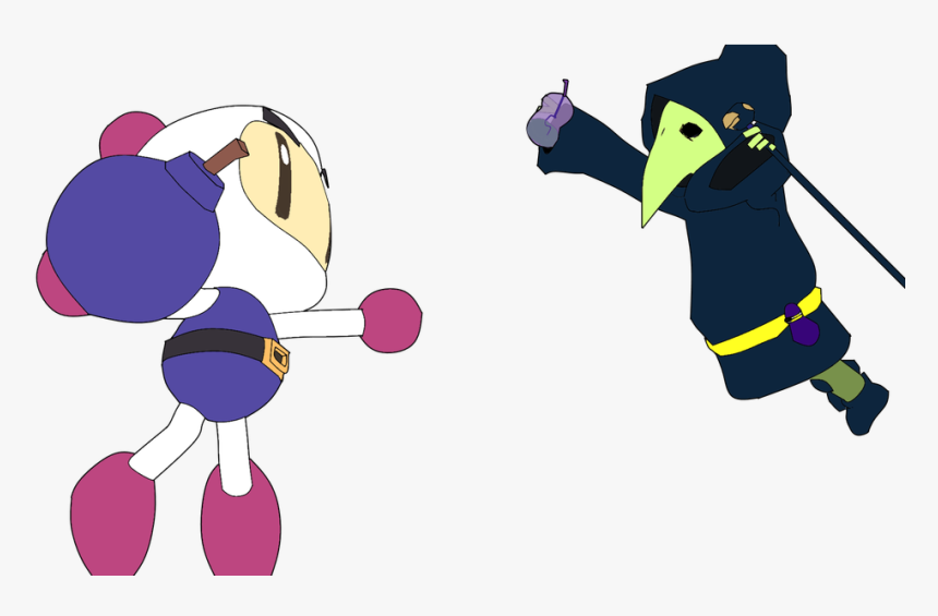 Bomberman Vs Plague Knight Transparent Background By - Bomberman Vs Plague Knight, HD Png Download, Free Download