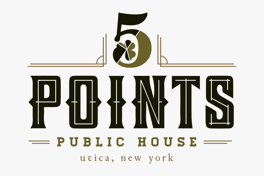 5 Points Public House Logo - Graphic Design, HD Png Download, Free Download