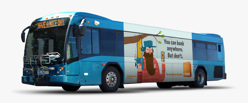 Bus Advertising, HD Png Download, Free Download