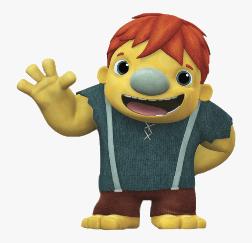 Ogre Doug Waving - Wallykazam Characters, HD Png Download, Free Download