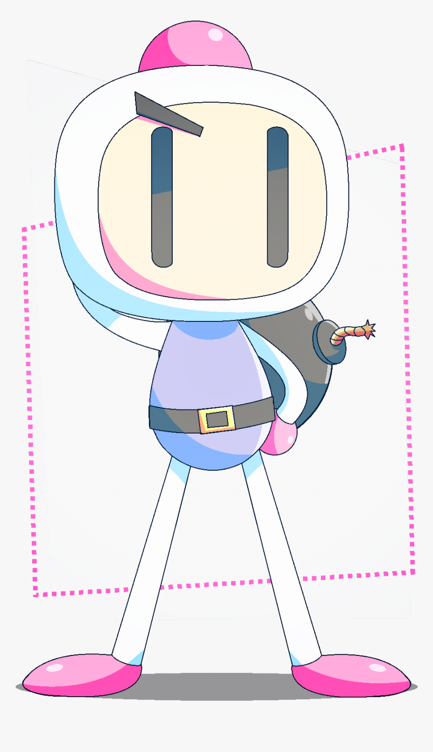 #bomberman #shirobon #fanart #hudsonsoft - Cartoon, HD Png Download, Free Download