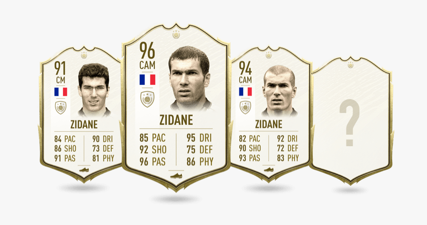 Fifa20 Fut Icons Zidane - Pep Guardiola Fifa 20, HD Png Download, Free Download