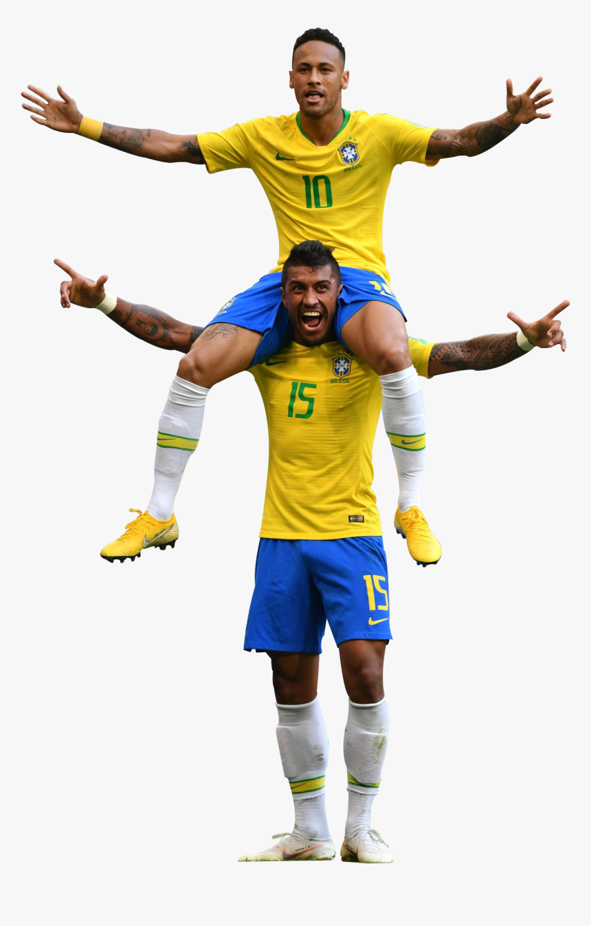 Neymar Paulinho Brazil Fifa World Cup - Paulinho Png, Transparent Png, Free Download