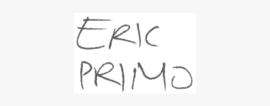 Eric Primo - Handwriting, HD Png Download, Free Download