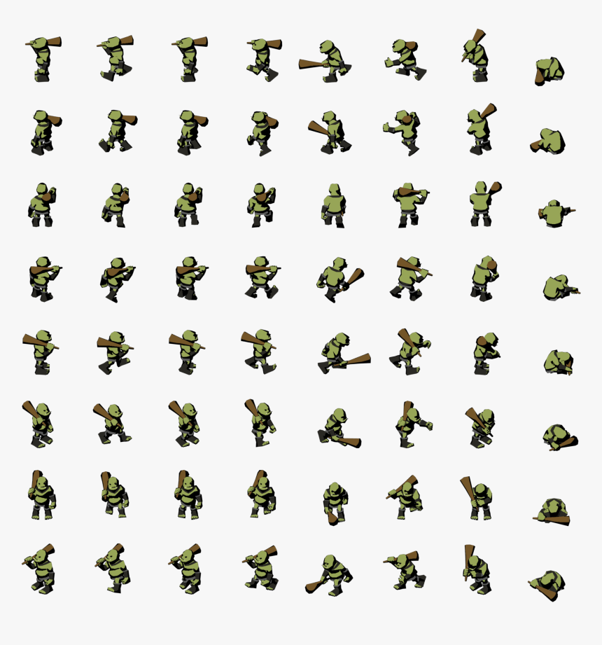 Pixel Art Isometric Sprites, HD Png Download, Free Download