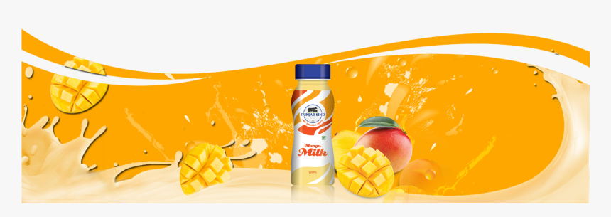 Mango Milk Banner Png - Banner Mango Milk, Transparent Png, Free Download